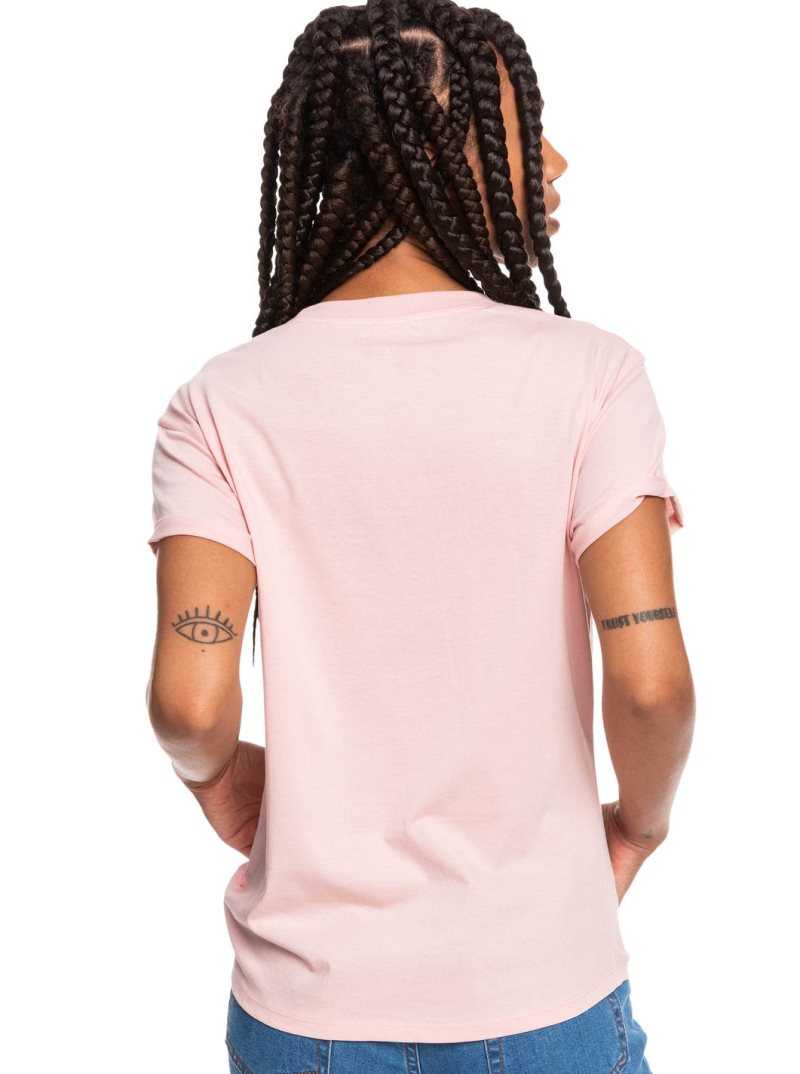 Debardeur Roxy Epic Afternoon Corta Sleeve T-Shirt Femme Rose | 978456ETB