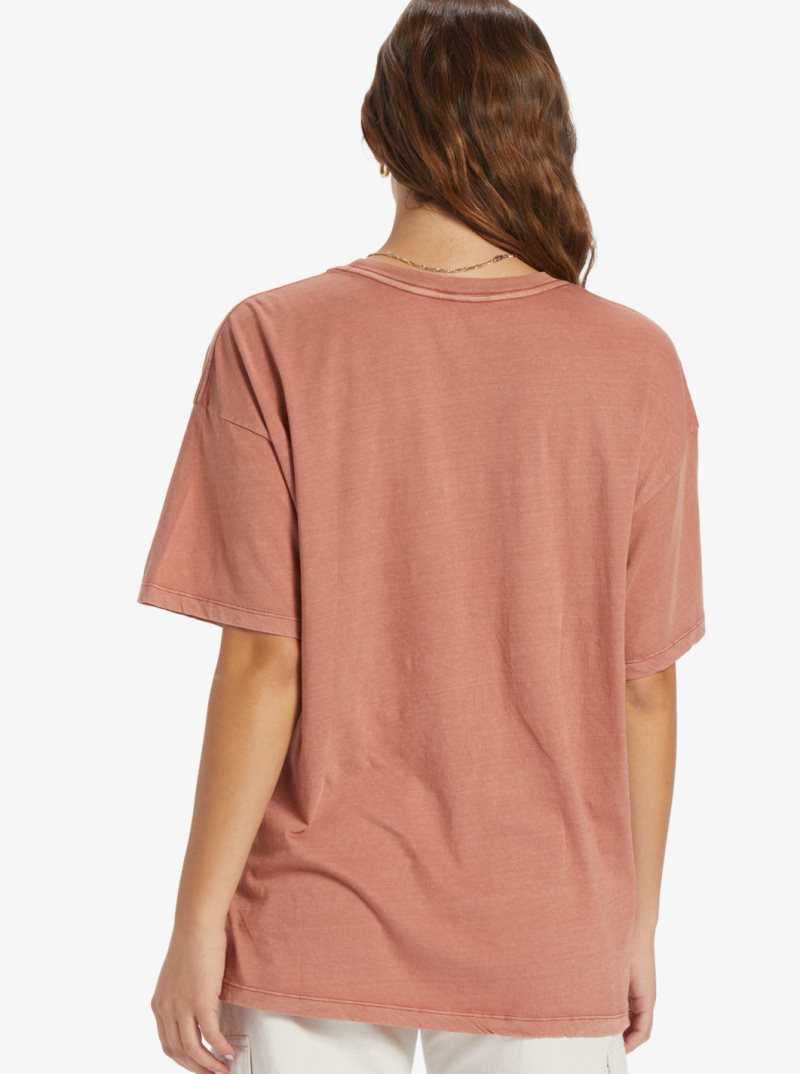 Debardeur Roxy Florals Oversized T-shirt Femme | 519287CHY