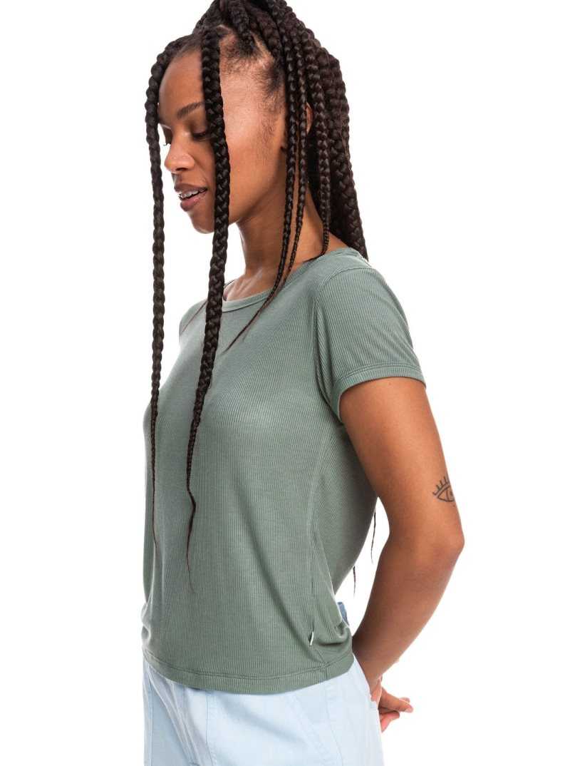 Debardeur Roxy Frozen Night Screen Tee Femme | 392581KQH