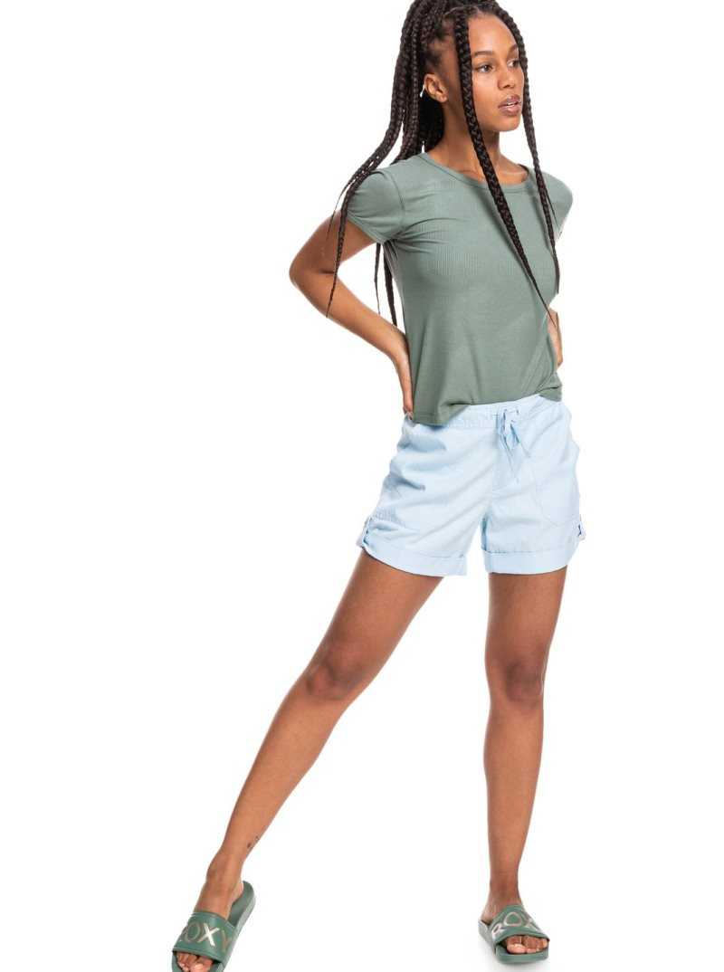 Debardeur Roxy Frozen Night Screen Tee Femme | 392581KQH