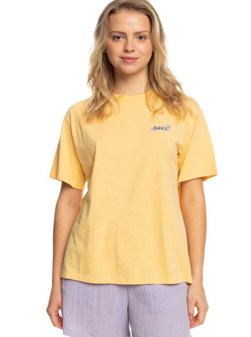 Debardeur Roxy Moonlight Sunset Oversized Boyfriend T-Shirt Femme | 169843DLC