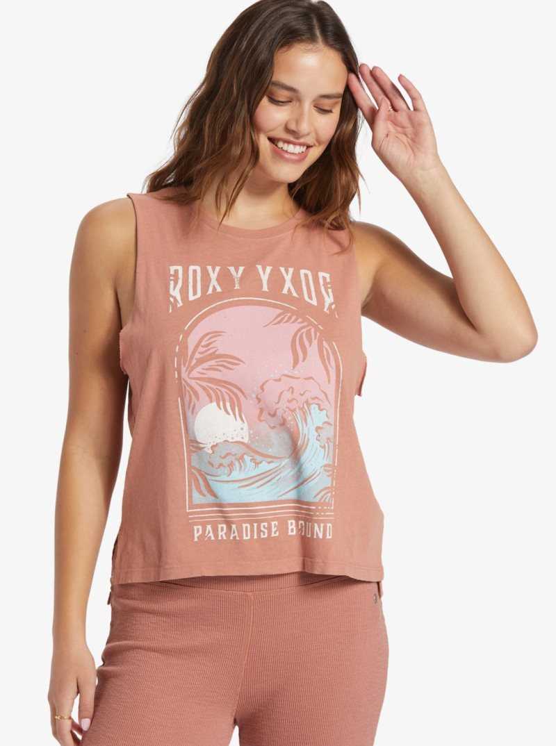 Debardeur Roxy Paradise View Sans Manches T-Shirt Femme | 153726BZX