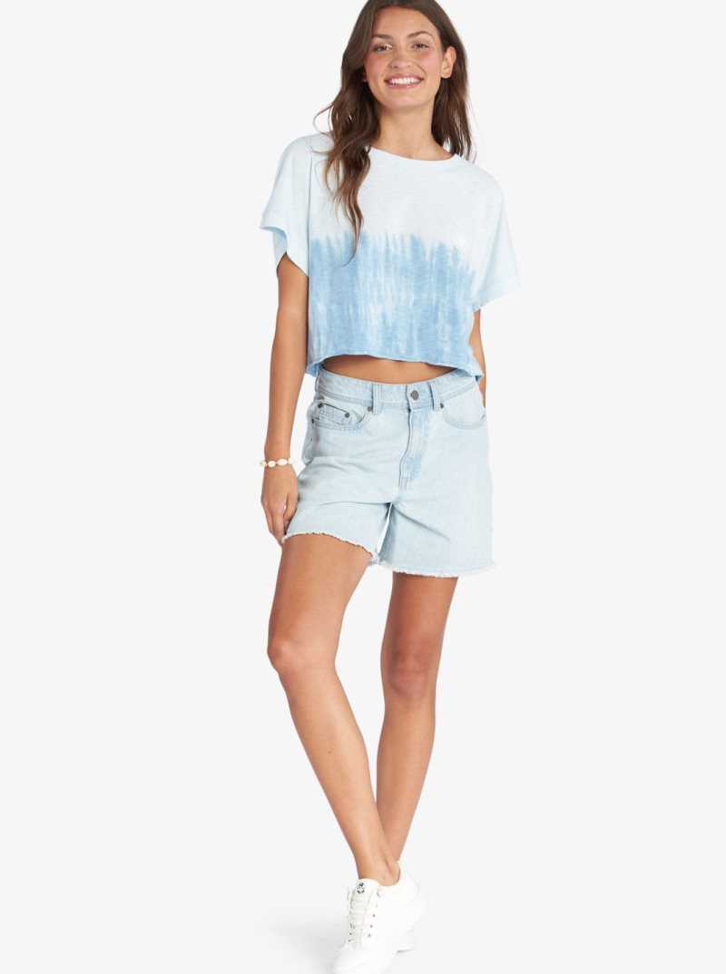 Debardeur Roxy Sun Around Us Drop Shoulder T-Shirt Femme | 201453YWP