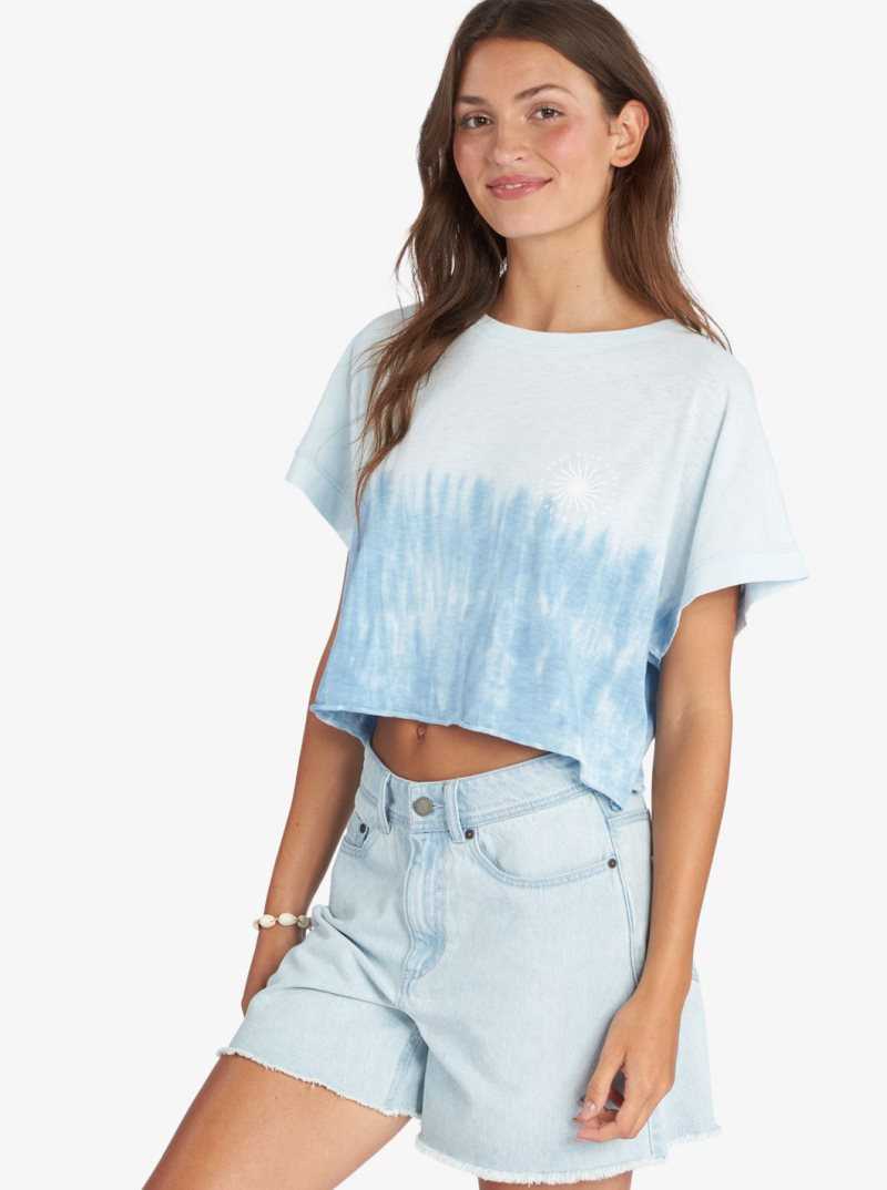 Debardeur Roxy Sun Around Us Drop Shoulder T-Shirt Femme | 201453YWP