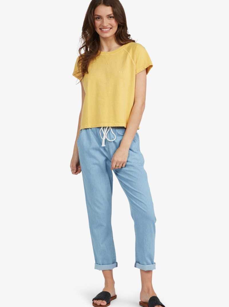 Debardeur Roxy Sun Lines Oversized T-Shirt Femme | 154209UHX