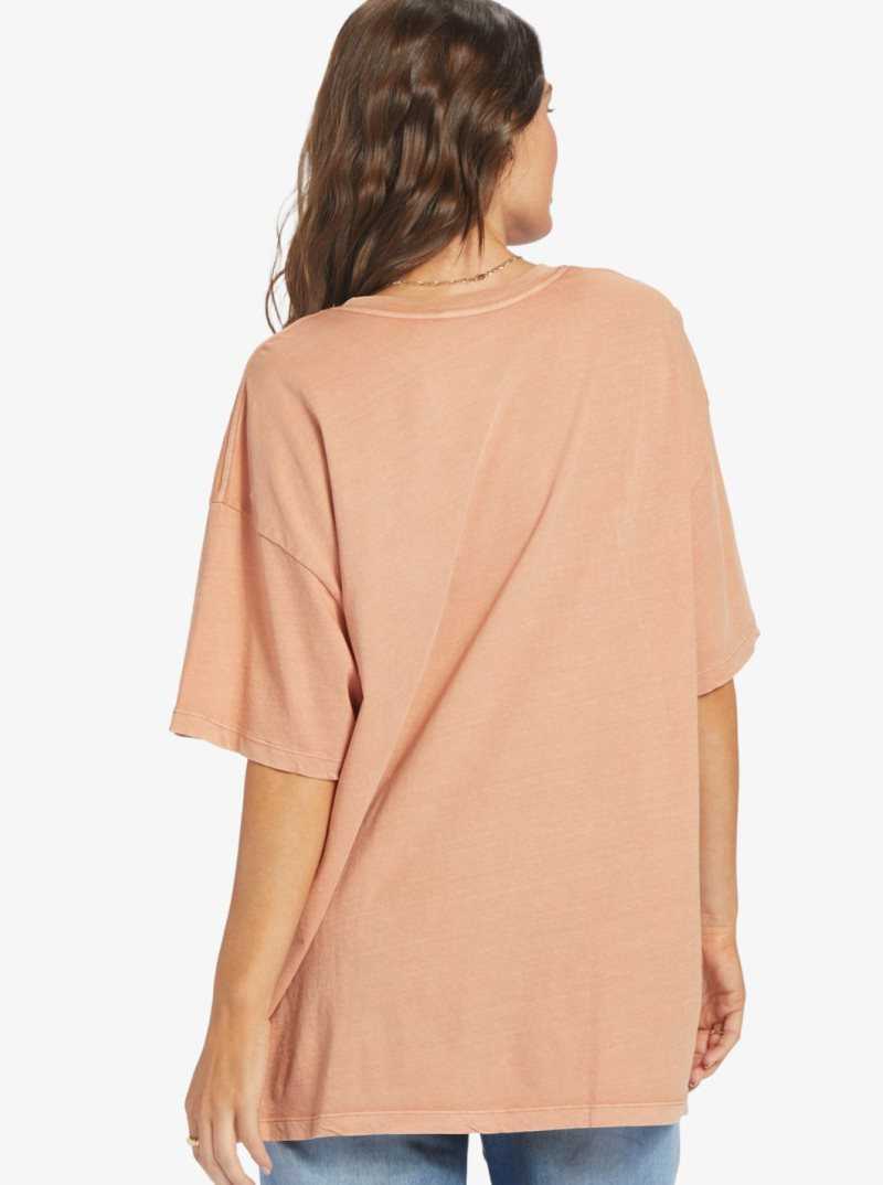 Debardeur Roxy Sunny Daze Oversized T-shirt Femme | 849602TKB