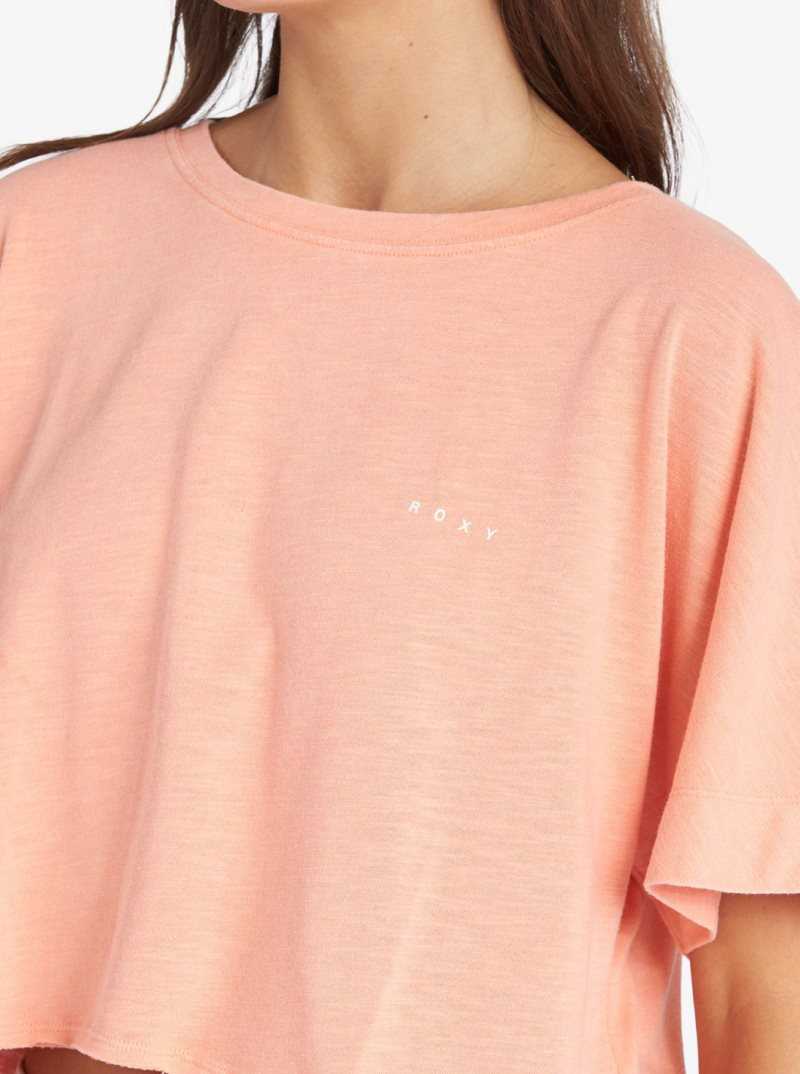 Debardeur Roxy Super Sun Oversized T-Shirt Femme Corail | 816345KAY