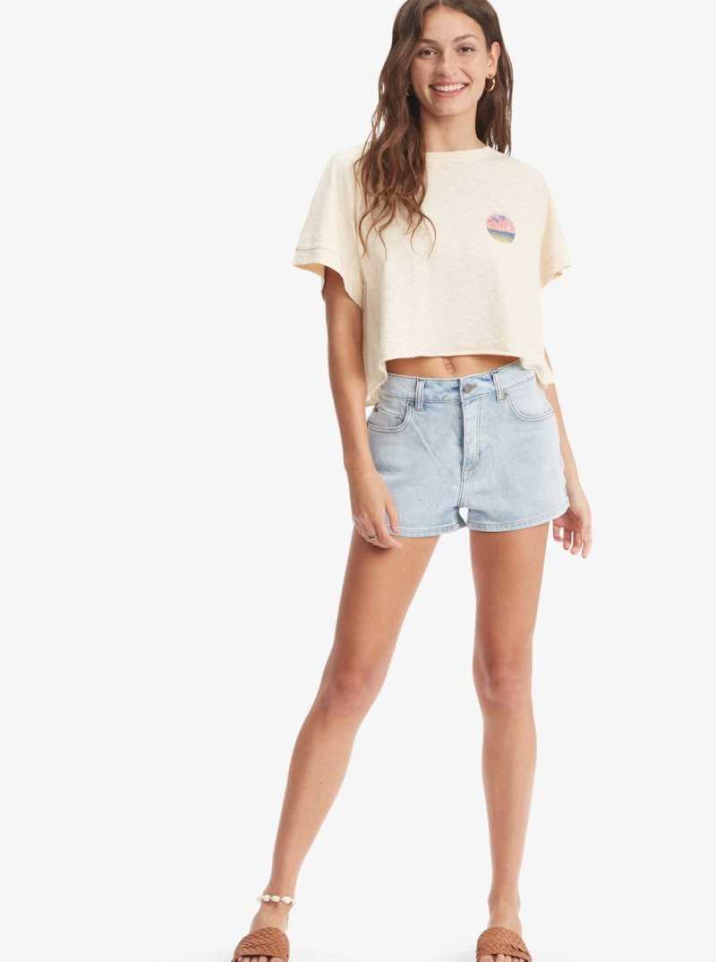 Debardeur Roxy When In Hawaii Bateau Neck T-Shirt Femme | 649317WIG