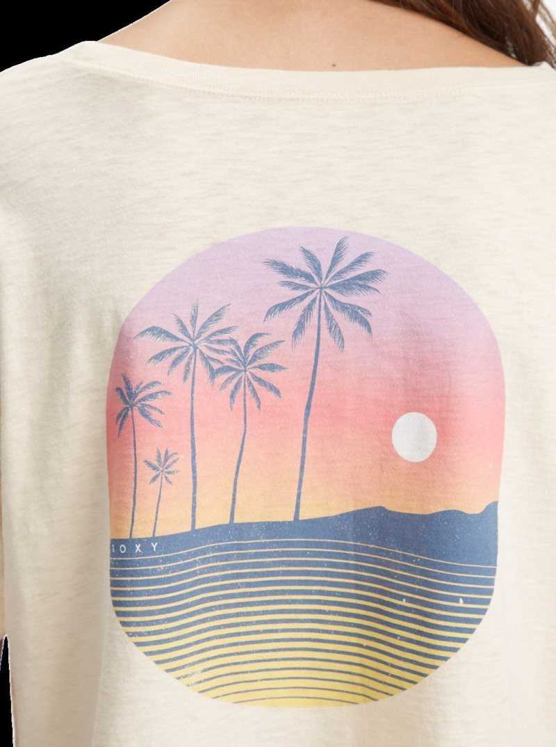 Debardeur Roxy When In Hawaii Bateau Neck T-Shirt Femme | 649317WIG