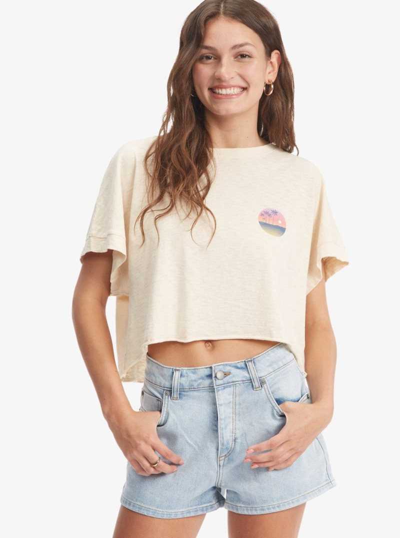 Debardeur Roxy When In Hawaii Bateau Neck T-Shirt Femme | 649317WIG