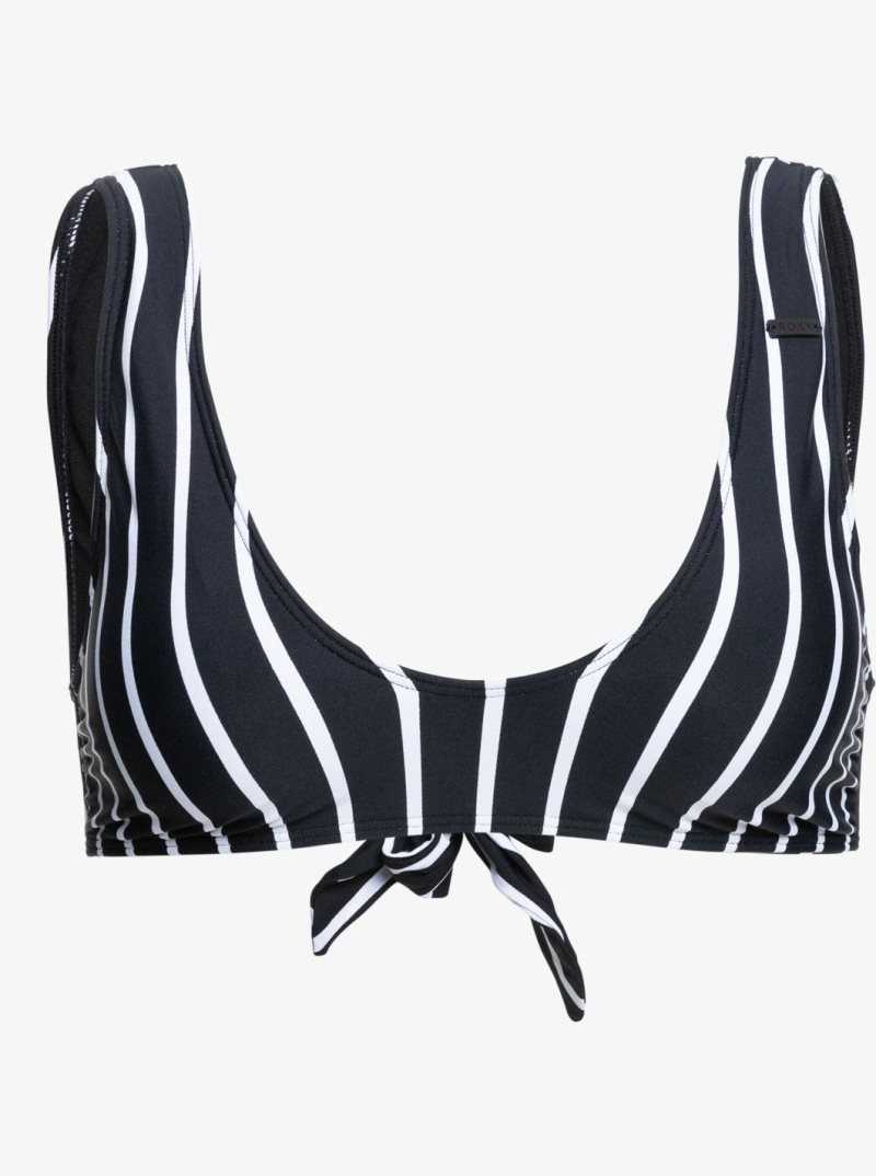 Hauts De Bikini Roxy Beach Classics Elongated Triangle Femme Grise Foncé | 459027LBJ