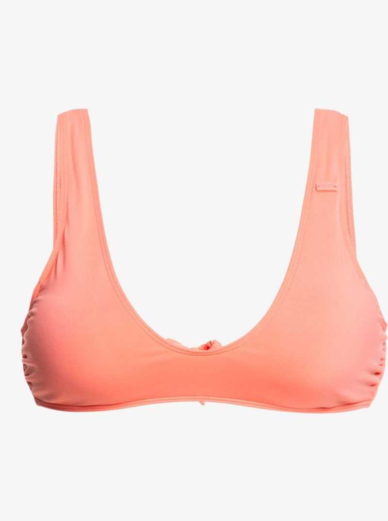 Hauts De Bikini Roxy Beach Classics Elongated Triangle Femme Corail | 851607SLB