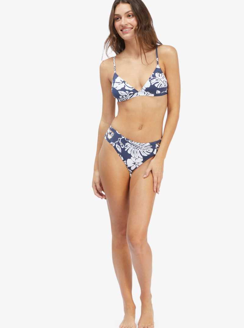 Hauts De Bikini Roxy Beach Classics Fixed Triangle Femme Indigo | 806251AQZ