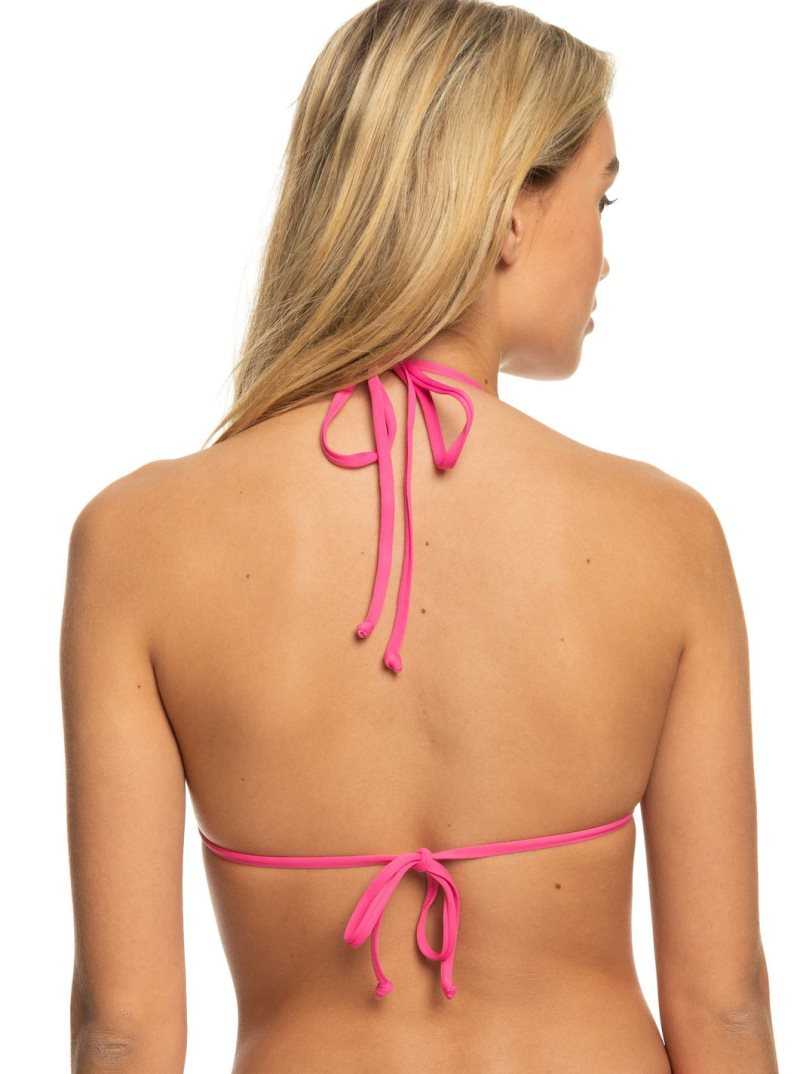 Hauts De Bikini Roxy Beach Classics Tiki Triangle Femme Rose | 271865SYF