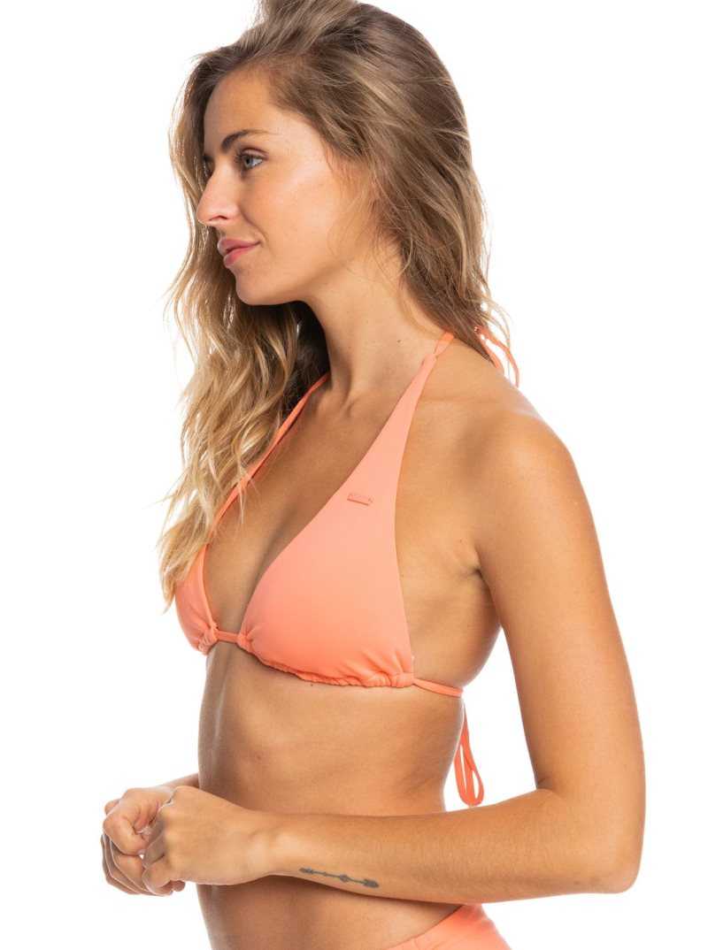 Hauts De Bikini Roxy Beach Classics Tiki Triangle Femme Corail | 695301VGL