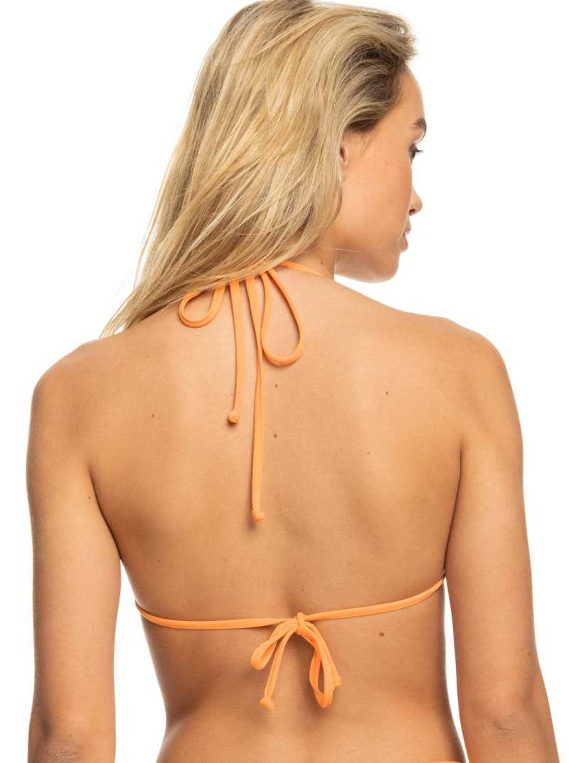 Hauts De Bikini Roxy Beach Classics Tiki Triangle Femme Orange | 806745SYX