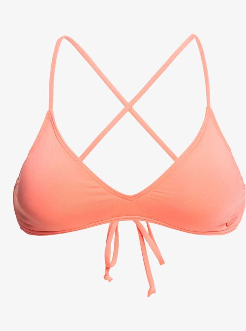 Hauts De Bikini Roxy Beach Classics Triangle Femme Corail | 728934UVS