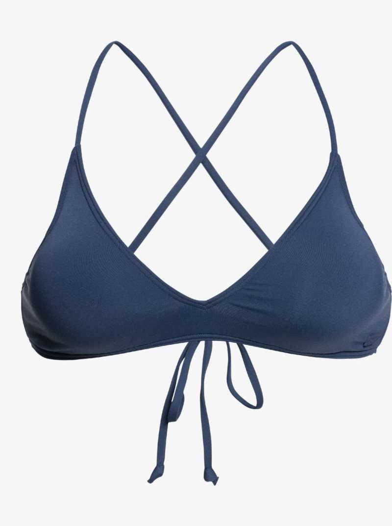 Hauts De Bikini Roxy Beach Classics Triangle Femme Indigo | 796135YLI