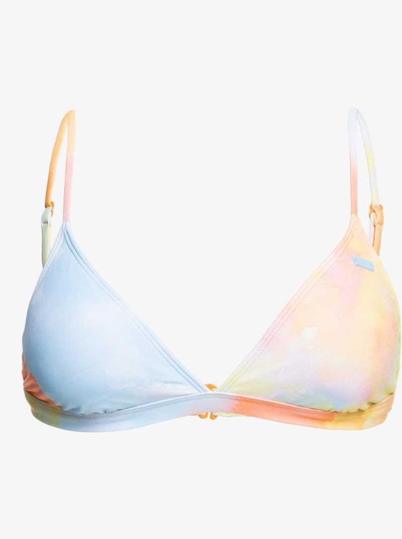 Hauts De Bikini Roxy Beach Classics Triangle Femme Multicolore Lavage | 860519VLB