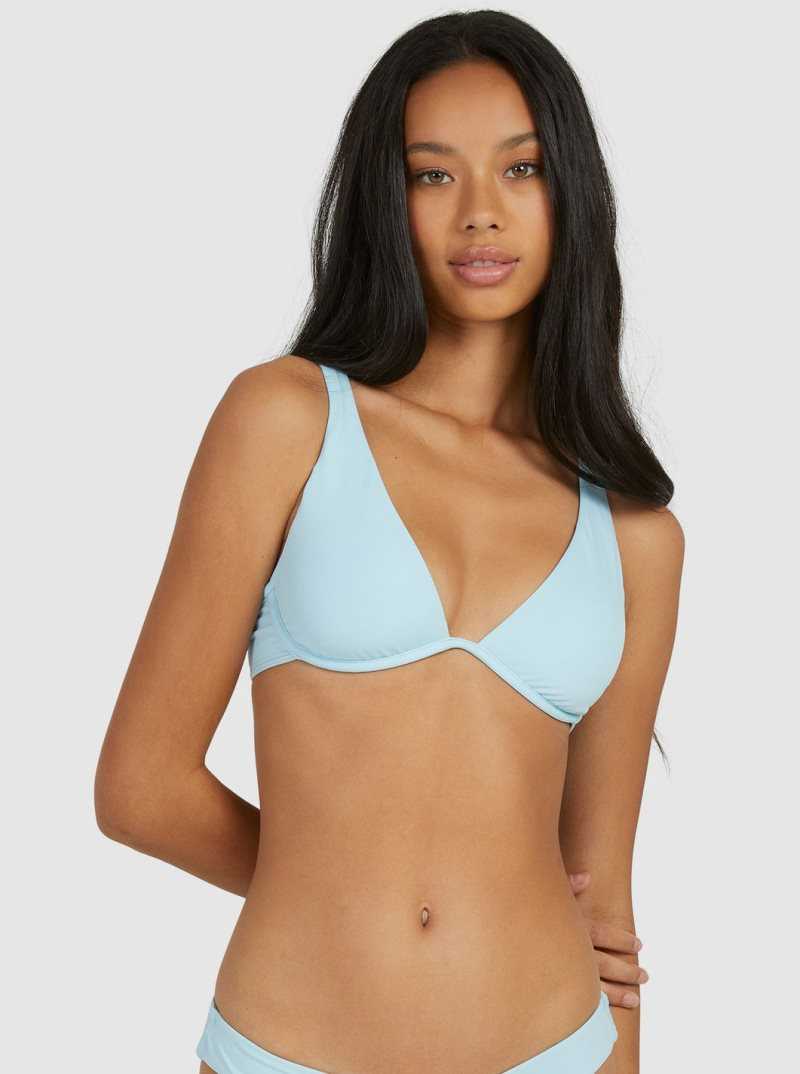Hauts De Bikini Roxy Beach Classics Underwire Bra Femme Bleu | 720461ZLY