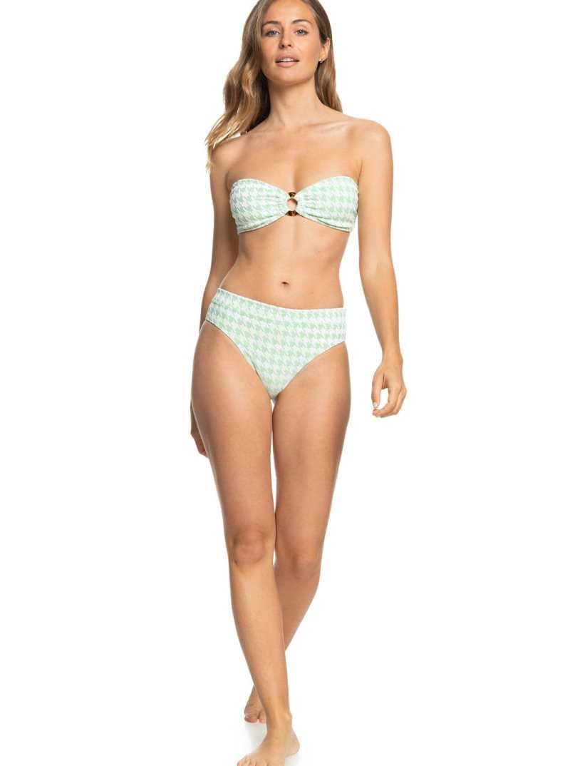 Hauts De Bikini Roxy Check It Bandeau Femme | 023481ZEA