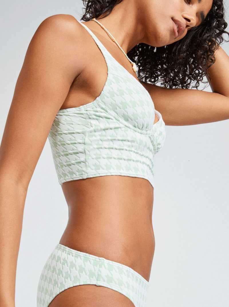 Hauts De Bikini Roxy Check It Tank Underwire Femme | 468137BHX
