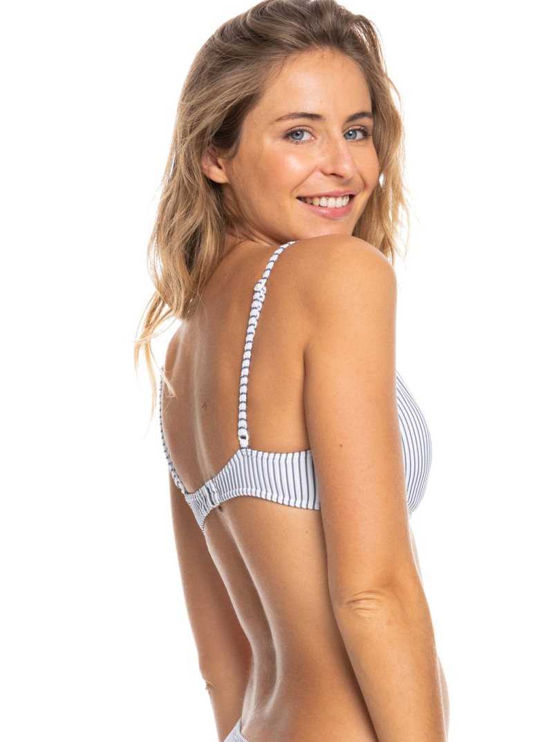 Hauts De Bikini Roxy Coastal Escape Fixed Triangle Femme Bleu | 893021BYK
