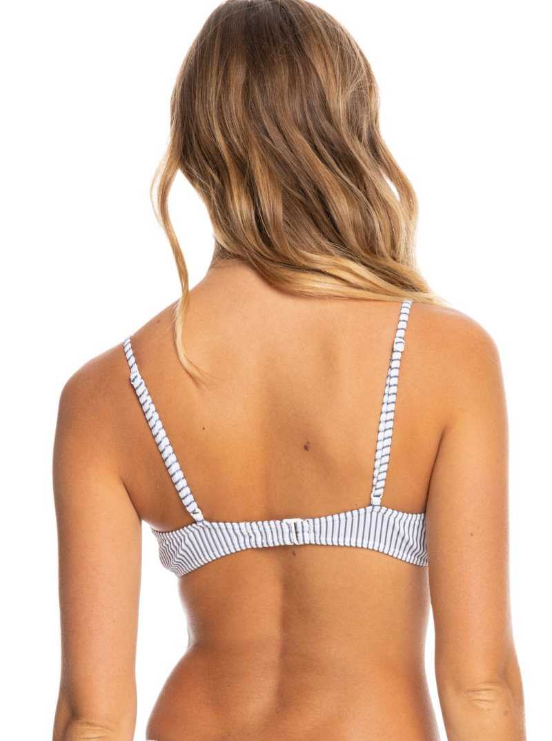 Hauts De Bikini Roxy Coastal Escape Fixed Triangle Femme Bleu | 893021BYK