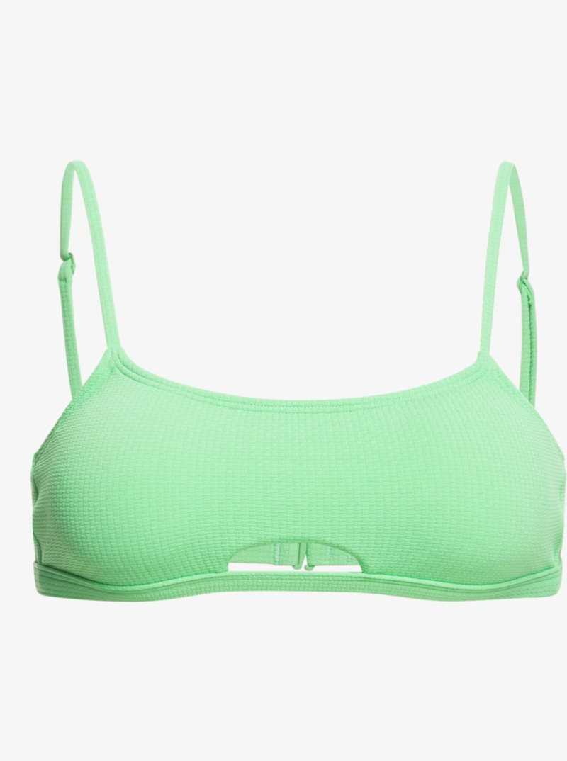 Hauts De Bikini Roxy Color Jam Bralette Femme Vert | 190386MPD