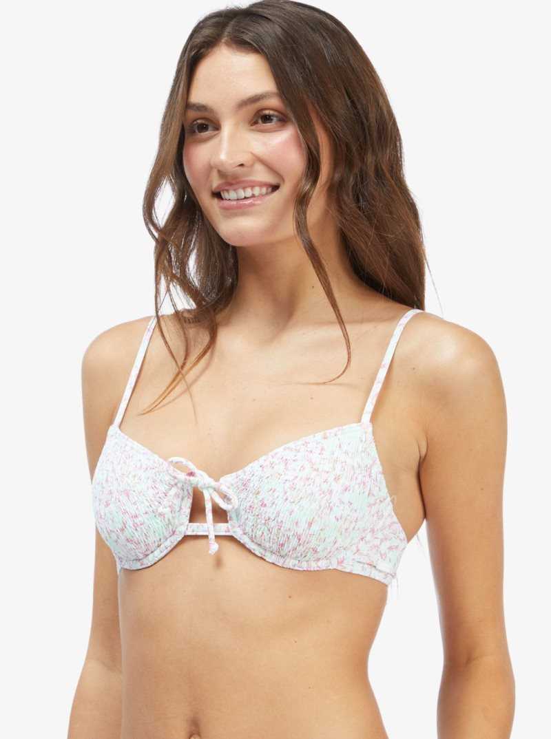 Hauts De Bikini Roxy Ditsy In Paradise Underwired Bralette Femme Vert | 304869OKF