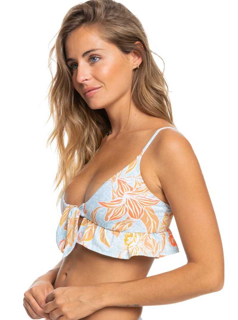 Hauts De Bikini Roxy Island In The Sun Triangle Femme Bleu | 253091RPC