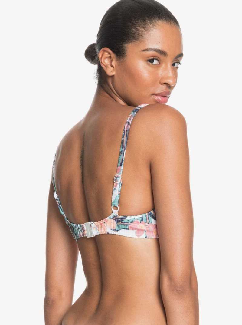 Hauts De Bikini Roxy Just Shine D-Cup Femme Blanche | 482615MXF