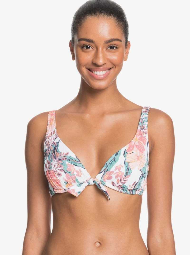 Hauts De Bikini Roxy Just Shine D-Cup Femme Blanche | 482615MXF