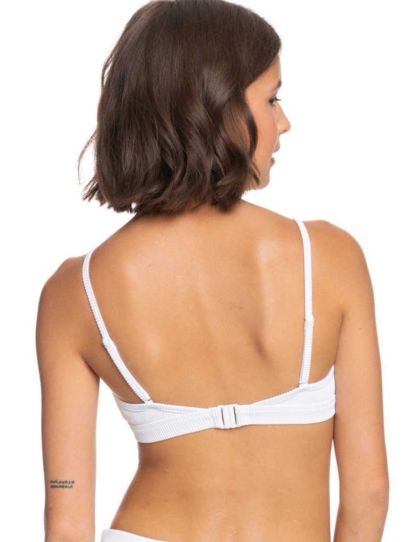 Hauts De Bikini Roxy Love Bralette Femme Blanche | 573198JPA