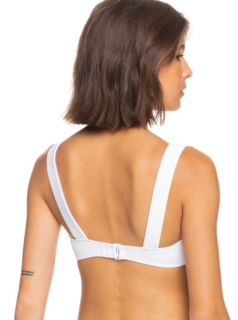 Hauts De Bikini Roxy Love Bralette Femme Blanche | 648015MRV