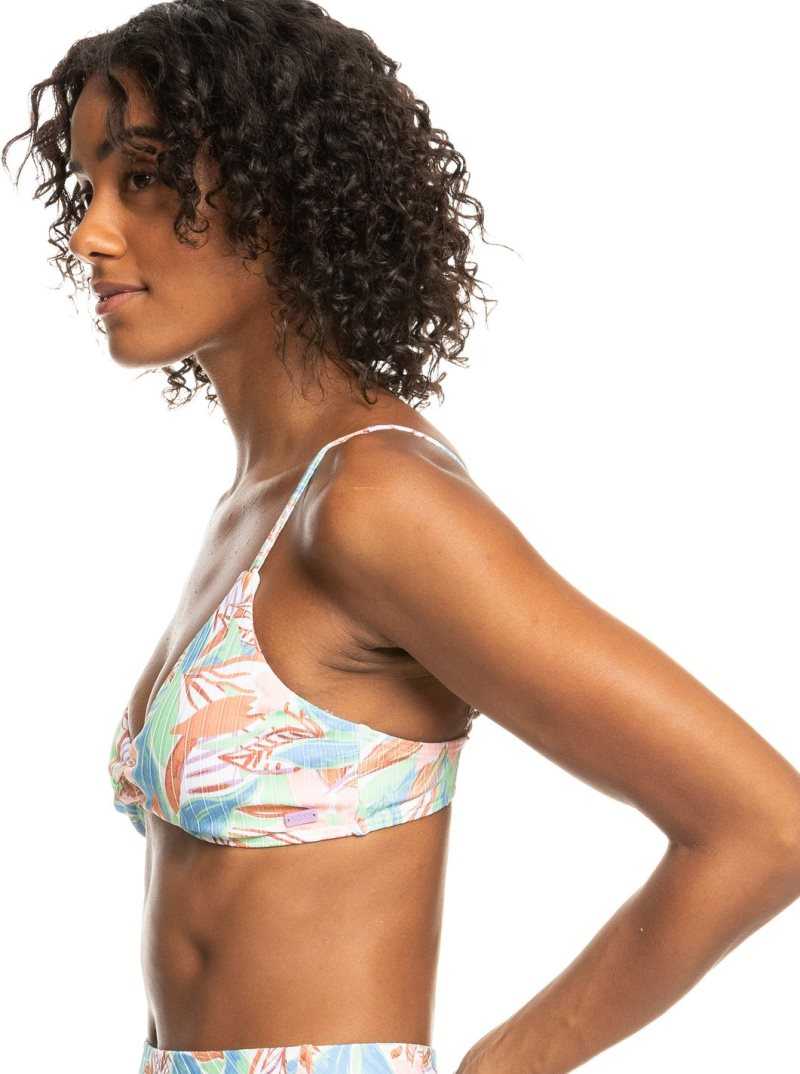 Hauts De Bikini Roxy Love Rib The Surf Knot Triangle Femme | 026319KMX
