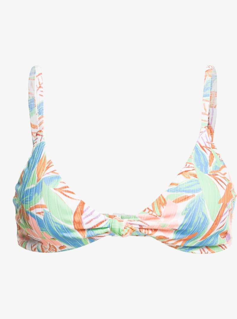Hauts De Bikini Roxy Love Rib The Surf Knot Triangle Femme | 026319KMX
