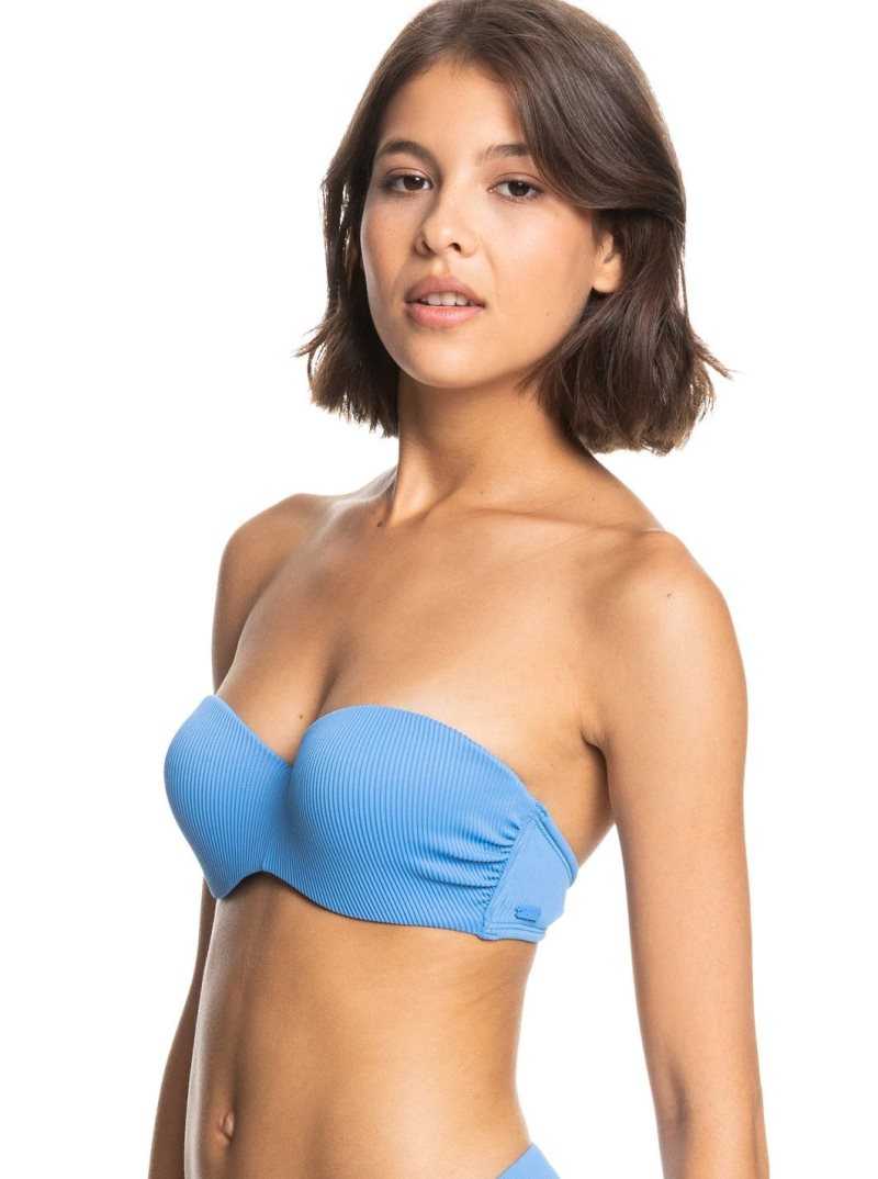 Hauts De Bikini Roxy Love The Beach Vibe Bandeau Femme | 340685ODQ