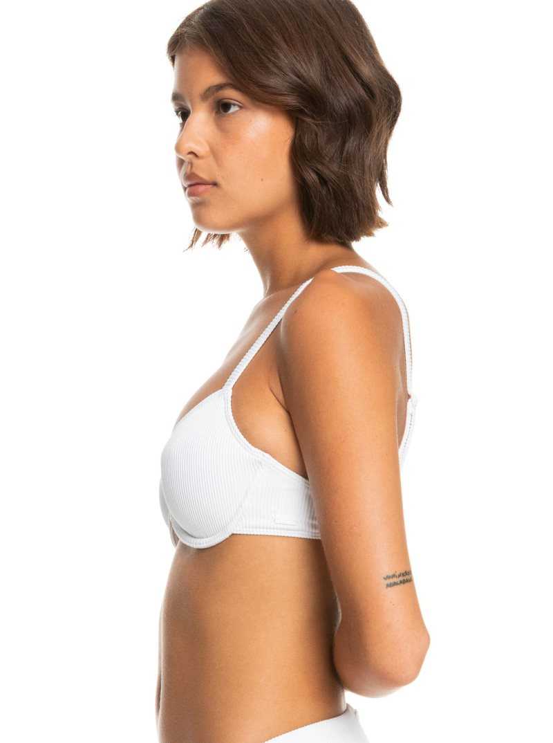 Hauts De Bikini Roxy Love The Muse Femme Blanche | 684732UGI
