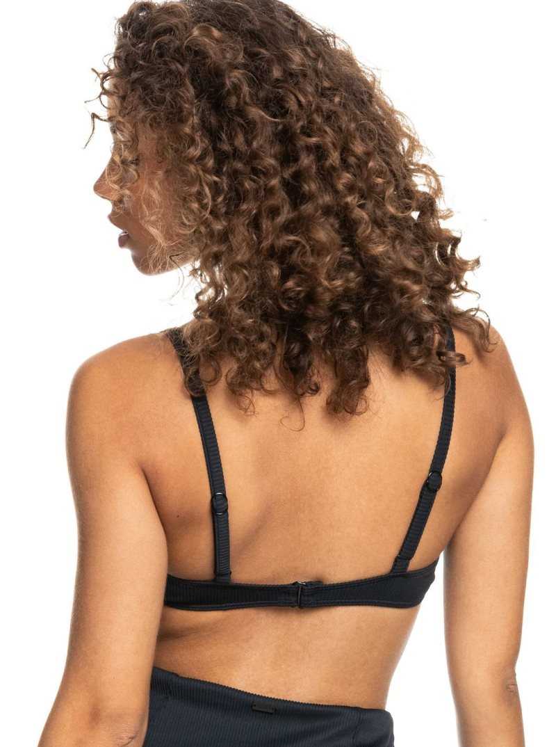 Hauts De Bikini Roxy Love The Muse Femme Grise Foncé | 720964SEA