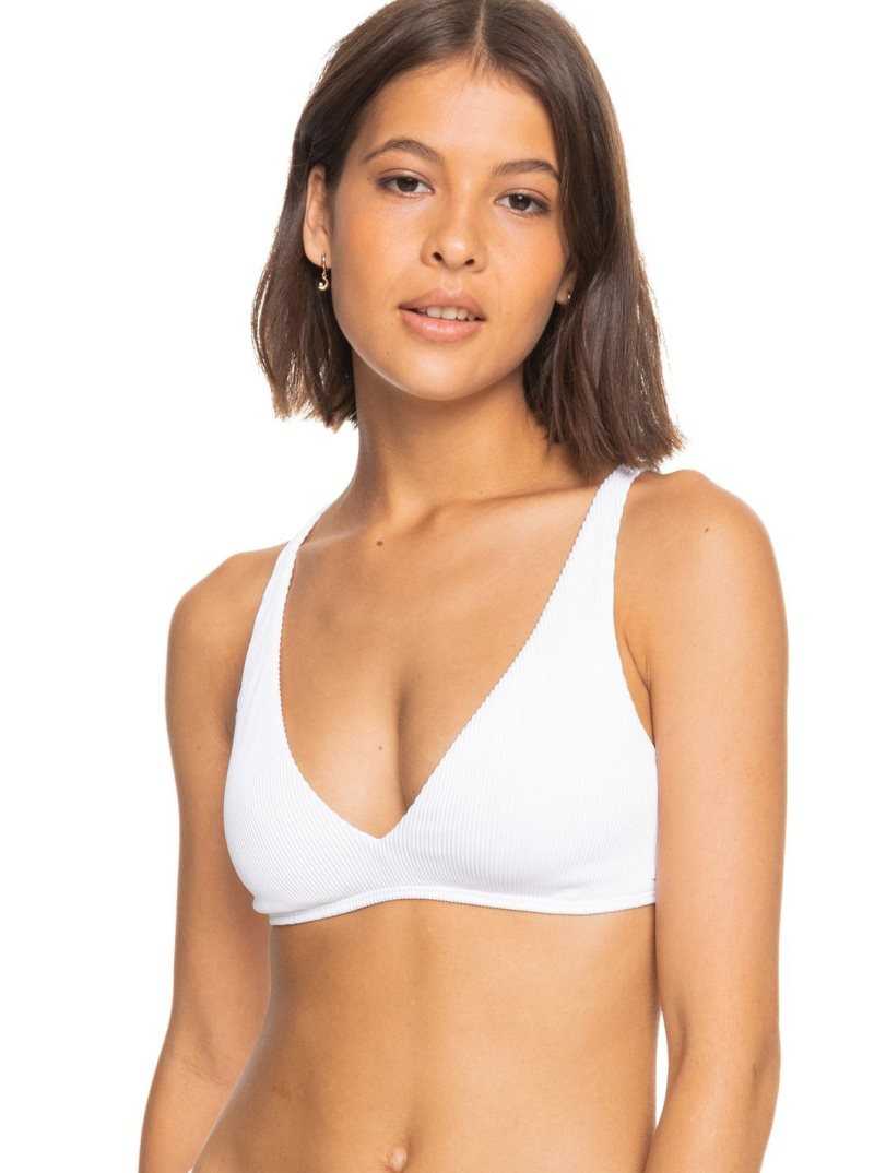 Hauts De Bikini Roxy Love The Oceana Femme Blanche | 461579RMO