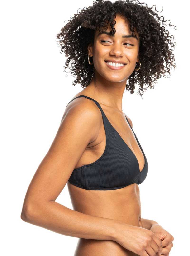 Hauts De Bikini Roxy Love The Oceana Femme Grise Foncé | 784102OME