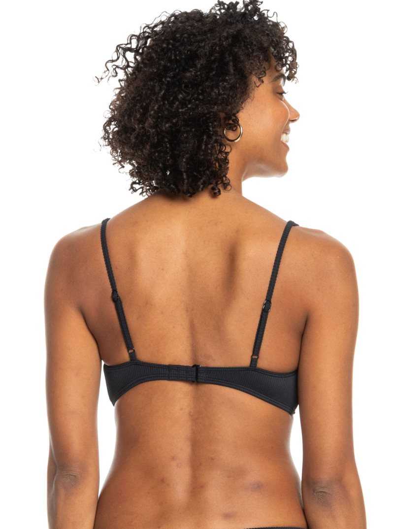 Hauts De Bikini Roxy Love The Oceana Femme Grise Foncé | 784102OME