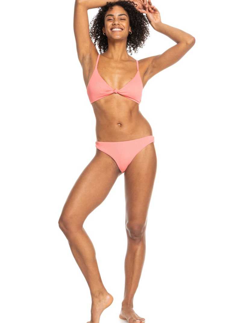 Hauts De Bikini Roxy Love The Surf Knot Femme Rose | 264957SBE