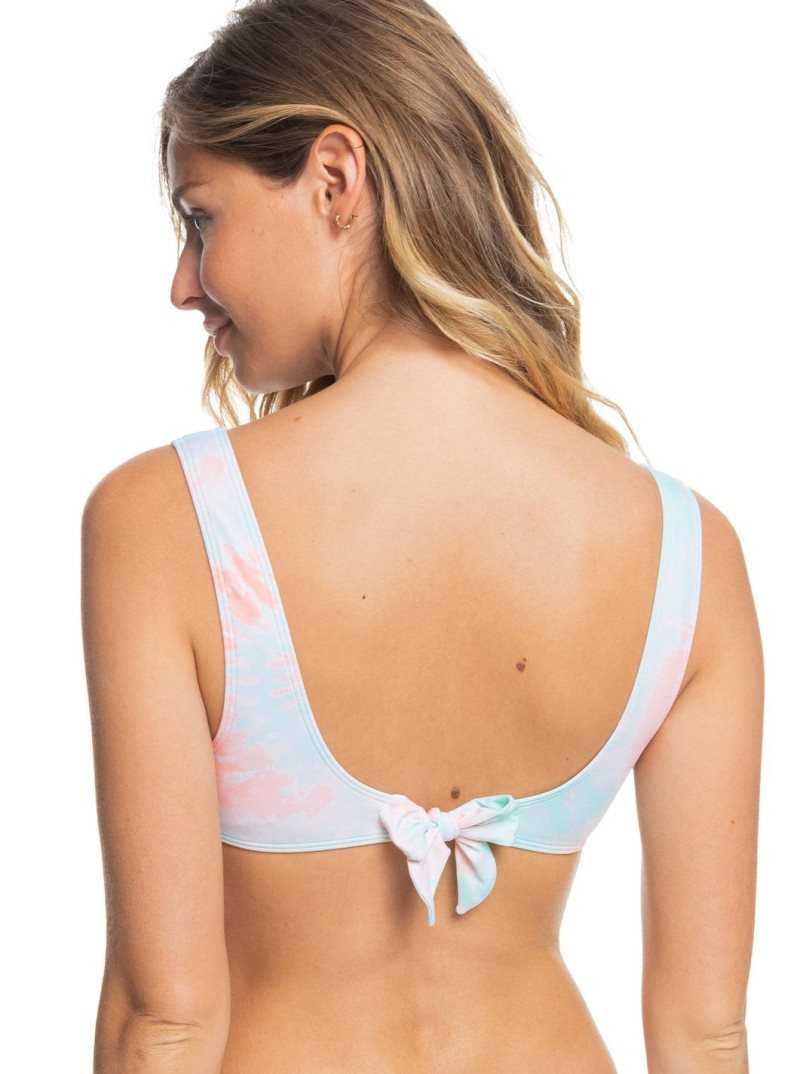 Hauts De Bikini Roxy Nautilus Elongated Triangle Femme Corail | 931406TMC