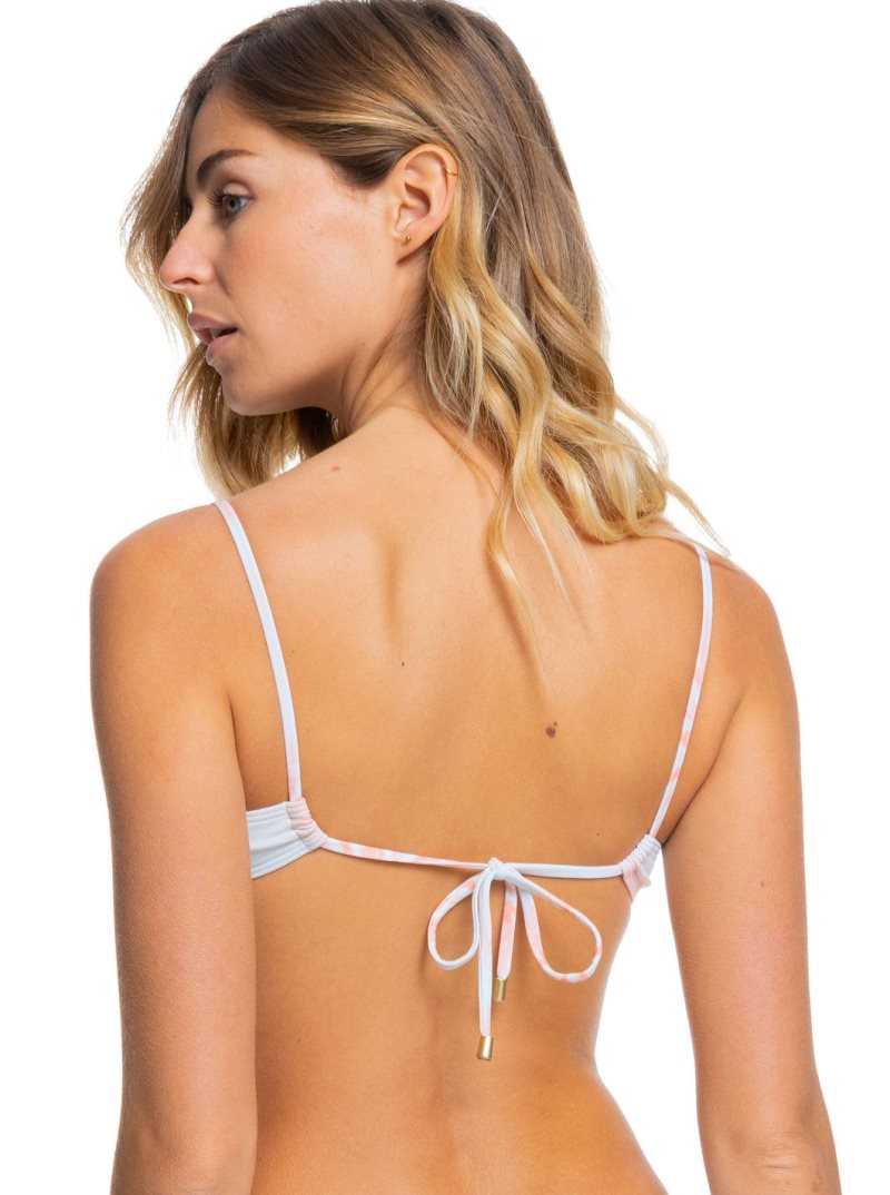 Hauts De Bikini Roxy Nautilus Tiki Triangle Femme Corail | 754269HXJ