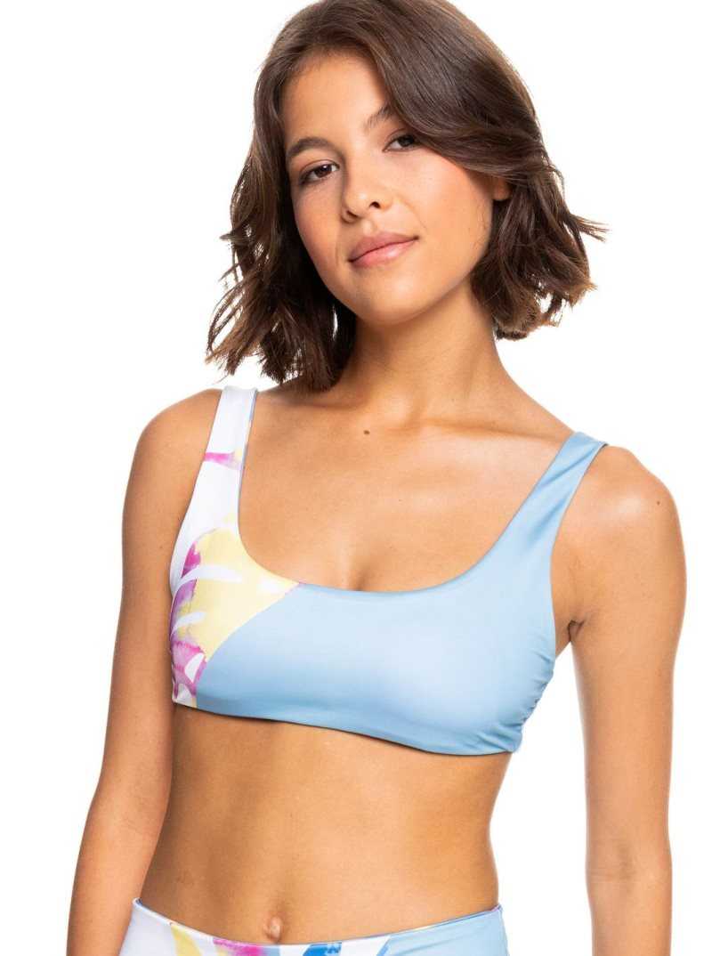 Hauts De Bikini Roxy POP SURF Reversible Bralette Femme | 284197YGO