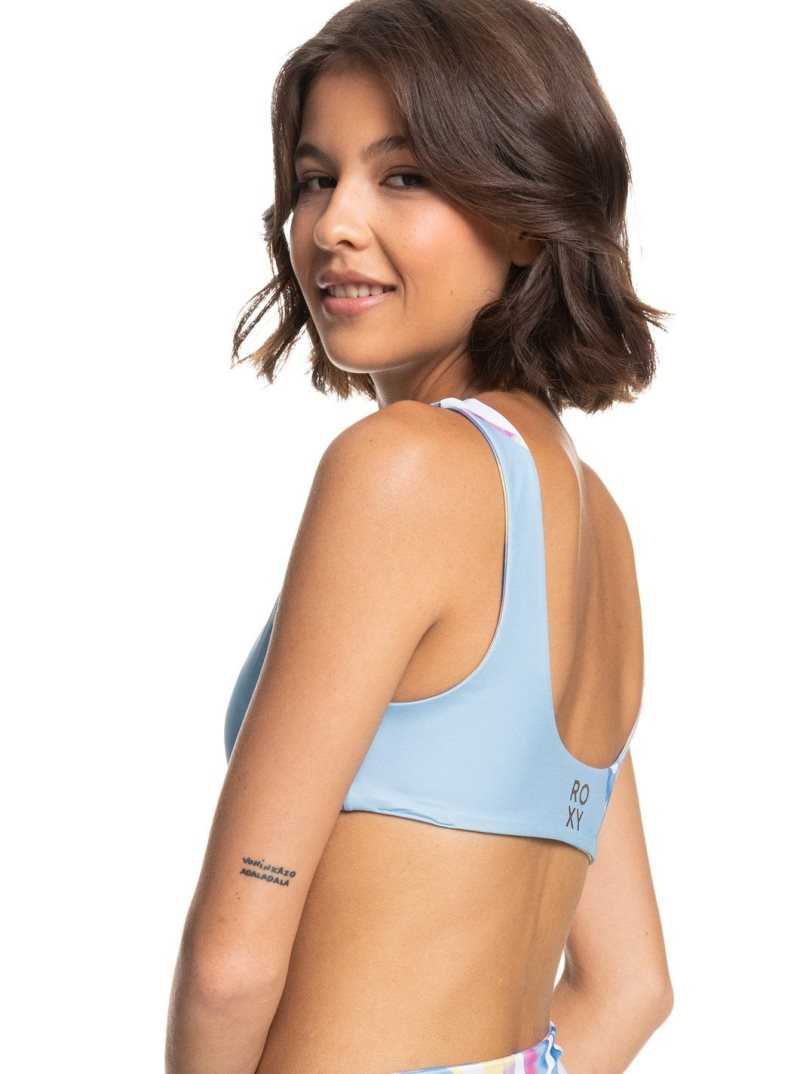 Hauts De Bikini Roxy POP SURF Reversible Bralette Femme | 284197YGO