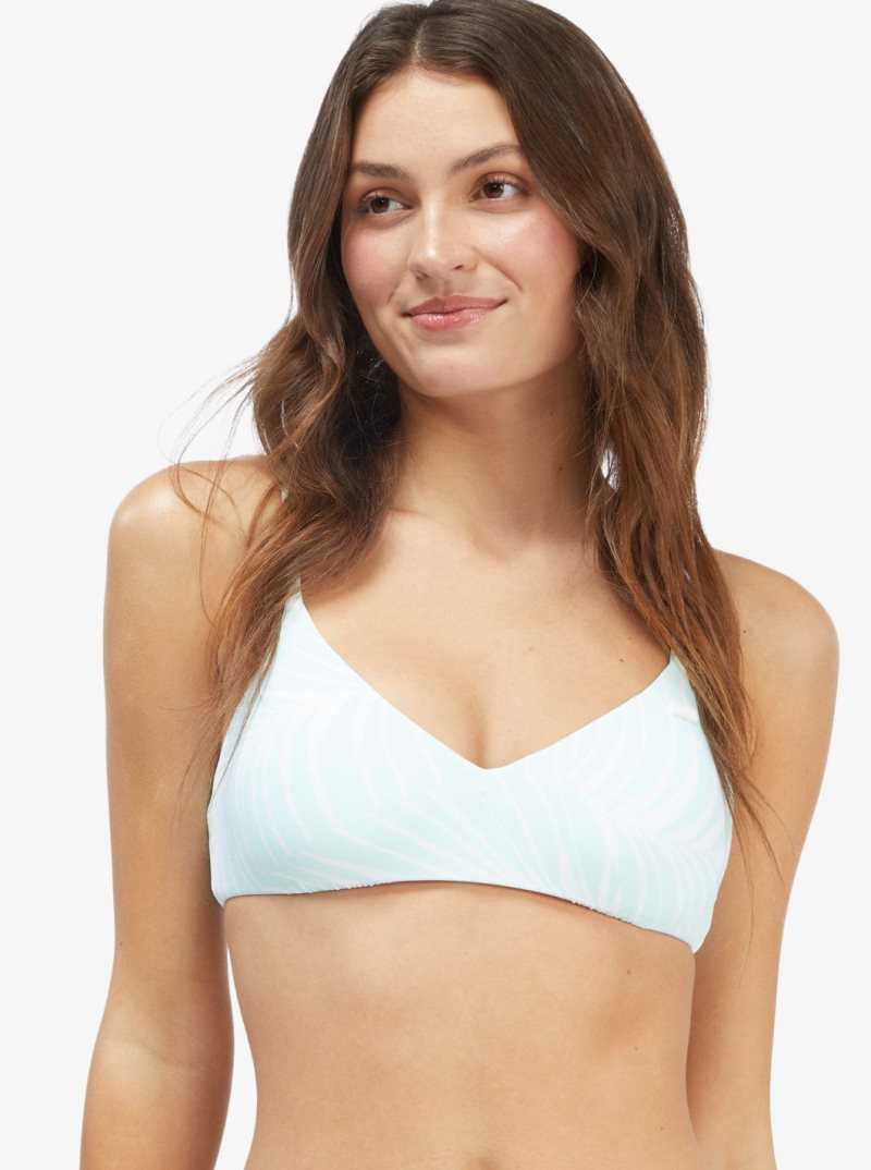 Hauts De Bikini Roxy Palm Tree Dreams Athlétiques Triangle Femme Vert | 568340JRD