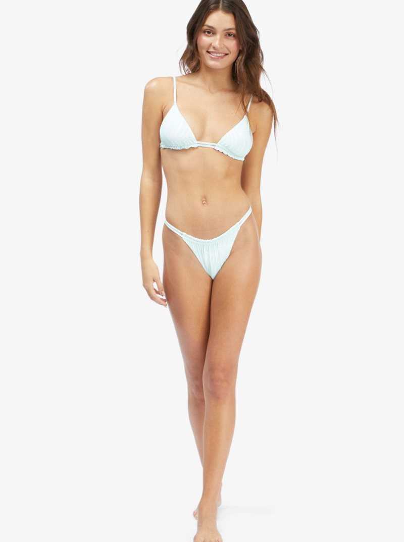 Hauts De Bikini Roxy Palm Tree Dreams Reversible Triangle Femme Vert | 265108USH